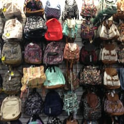 Tillys - Wall of backpacks