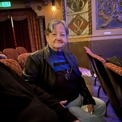 Embassy Theatre - Mom at the theatre