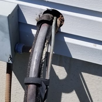 RGM Comfort Systems - This is the terrible work that was done by RGM, in apparently serving my AC unit last week. - Heating & Air Conditioning/HVAC Near Me - Lockport, New York