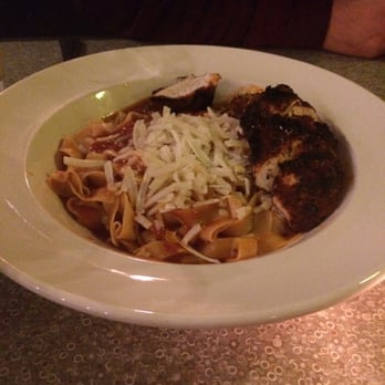 Pastabilities - Spicy tomato oil fettuccine w blackened chicken - Italian Near Me - Syracuse, New York Pastabilities - Spicy tomato oil fettuccine w blackened chicken - Italian Near Me - Syracuse, New York