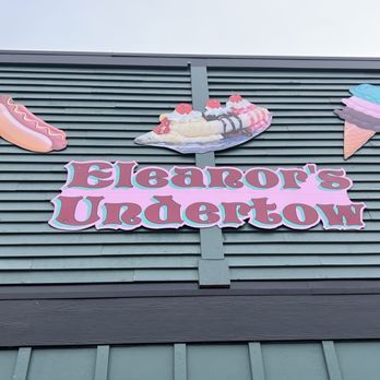 Eleanor's Undertow - Sign - Ice Cream & Frozen Yogurt Near Me - Lincoln City, Oregon Eleanor's Undertow - Sign - Ice Cream & Frozen Yogurt Near Me - Lincoln City, Oregon