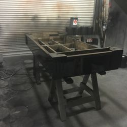 Premier Professionals - Pool table in spray booth