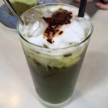 川善茶居 - Matcha Yin Yang (matcha, coffee, condensed milk) - Tea Rooms Near Me - Hong Kong, HK