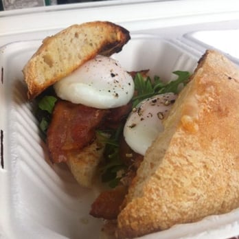 Yolk's Breakfast - Double smoked bacon on sourdough. Just do it. - Breakfast & Brunch Near Me