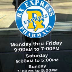 Rx Express Pharmacy - Logo & Hours