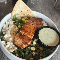 Cheers In the Heights - Chopped Salmon Salad (not chopped, just salmon filet)