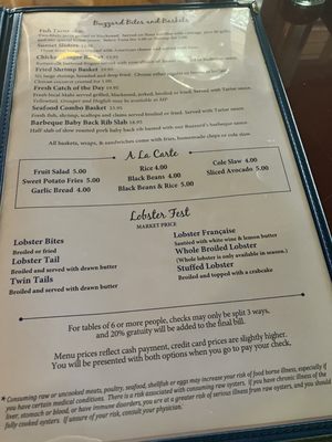 Menu photo 5 Buzzard's Roost Grill & Pub Key Largo, FL
