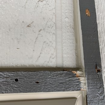 Windows Hawaii - Some of the holes in window frame left unfilled. - Windows Installation Near Me - Kapolei, Hawaii