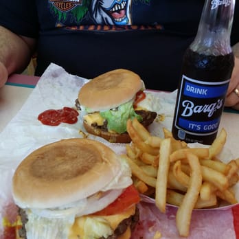 Hi-Ho Barbecue - Gotta have a Barq's ROOT BEER with a double cheeseburger and crispy fries. - Sandwiches Near Me - Hammond, Louisiana Hi-Ho Barbecue - Gotta have a Barq's ROOT BEER with a double cheeseburger and crispy fries. - Sandwiches Near Me - Hammond, Louisiana