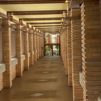 Frank Lloyd Wright’s Martin House - Beautiful open-air pergola leading to the Conservatory. - Museums Near Me - Buffalo, New York