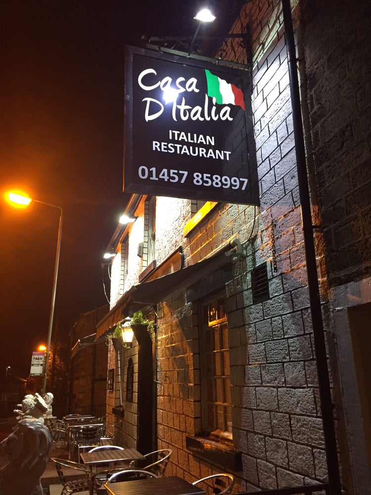 CASA D’ ITALIA Italian 1 Charlestown Road, Glossop, Derbyshire