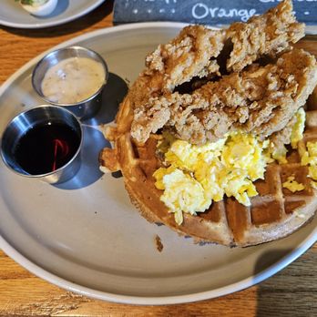 Whiskey Cake - Chicken and Waffles - New American Near Me - San Antonio, Texas