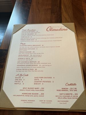 Menu photo 7 Restaurant Claudine San Antonio, TX Menu photo 7 Restaurant Claudine San Antonio, TX
