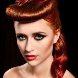 Code Haircutting - Code's Christmas 2012 Vintage hair photoshoot