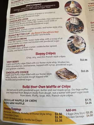 Menu photo 2 The Sloppy Waffle Newington, CT Menu photo 2 The Sloppy Waffle Newington, CT