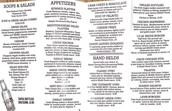 Menu photo 2 Tapas Glastonbury, CT