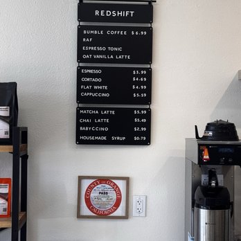 Redshift Coffee Roasters - Menu - Coffee & Tea Near Me - Lake Forest, California Redshift Coffee Roasters - Menu - Coffee & Tea Near Me - Lake Forest, California