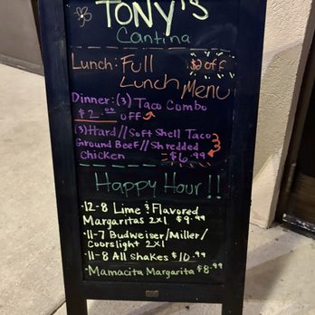 Tony's Cantina Mexican Grill - Specials 11/26/24 - Mexican Near Me - Jacksonville, Florida Tony's Cantina Mexican Grill - Specials 11/26/24 - Mexican Near Me - Jacksonville, Florida