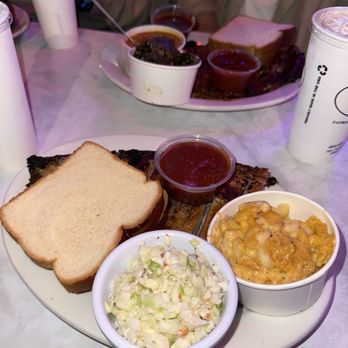 Fat Matt's Rib Shack - 1/2 slab ribs with 2 sides - Barbeque Near Me - Atlanta, Georgia Fat Matt's Rib Shack - 1/2 slab ribs with 2 sides - Barbeque Near Me - Atlanta, Georgia
