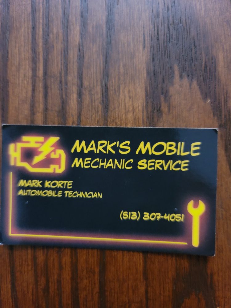 MARK’S MOBILE MECHANIC SERVICE Updated August 2024 12115 Westerly