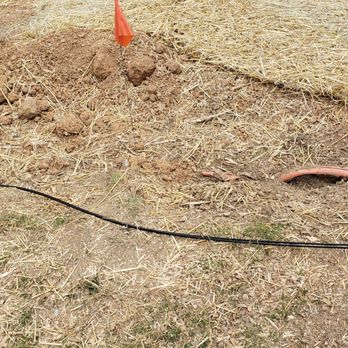 Windyhill Property Care - The severed conduit in the neighbor's yard. - Tree Services Near Me - Parkesburg, Pennsylvania Windyhill Property Care - The severed conduit in the neighbor's yard. - Tree Services Near Me - Parkesburg, Pennsylvania