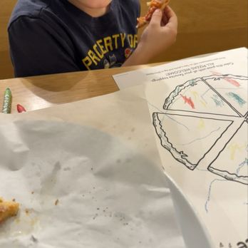 MOD Pizza - Finished kids meal... happy kiddo - Pizza Near Me - Maricopa, Arizona