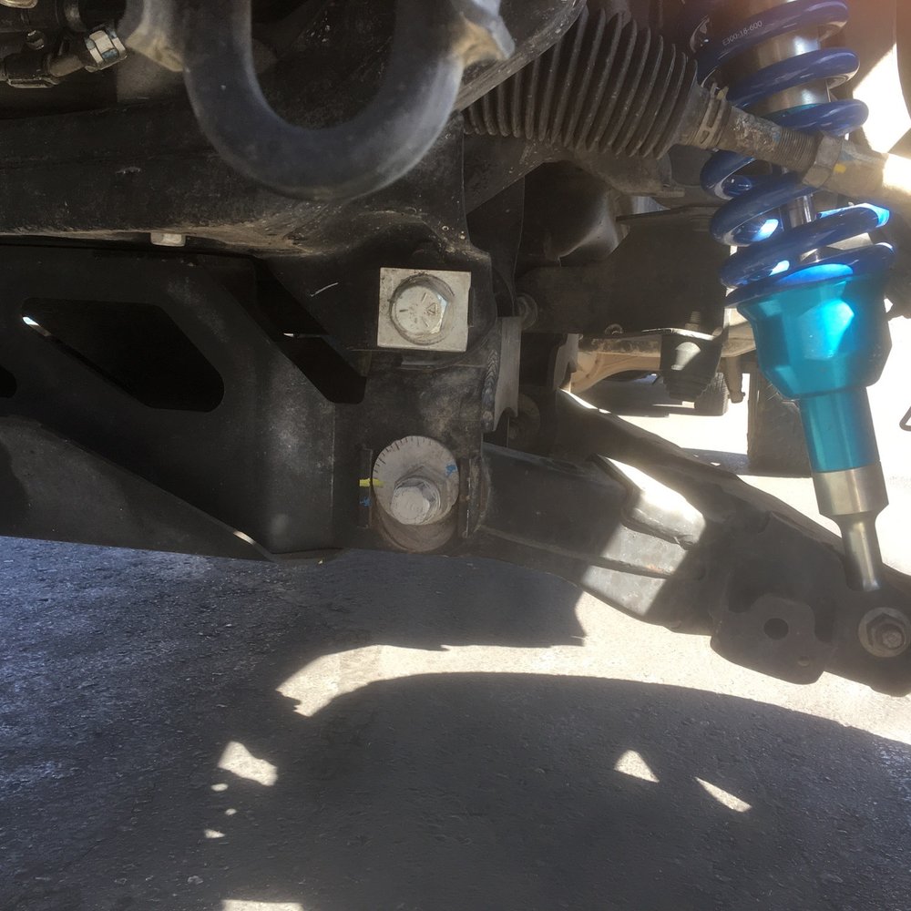 A Arrow Alignment - Blue Lines from 7 months ago  Yellow lines from 2 weeks Ago - Auto Repair Near Me - Las Vegas, Nevada
