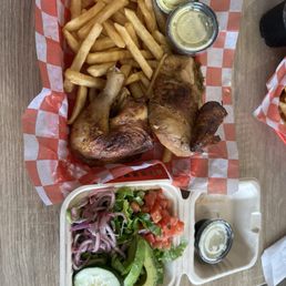 Half 1/2 Chicken Meal Half 1/2 Chicken Meal