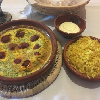 Dar Tajine - Kafta Tajine, rice, pita bread & garlic sauce - Moroccan Near Me - Plantation, Florida Dar Tajine - Kafta Tajine, rice, pita bread & garlic sauce - Moroccan Near Me - Plantation, Florida