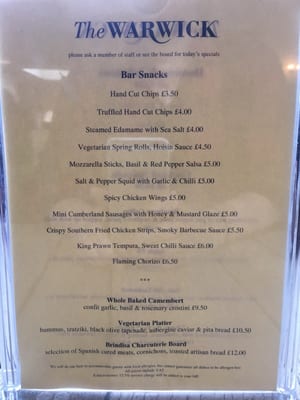 Menu photo 4 The Warwick London, XGL