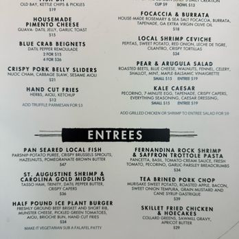 The Ice Plant - This menu makes it very difficult to decide. Everything is incredibly constructed! - Cocktail Bars Near Me - St. Augustine, Florida