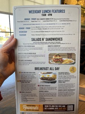 Menu photo 8 Cracker Barrel Old Country Store Camarillo, CA Menu photo 8 Cracker Barrel Old Country Store Camarillo, CA