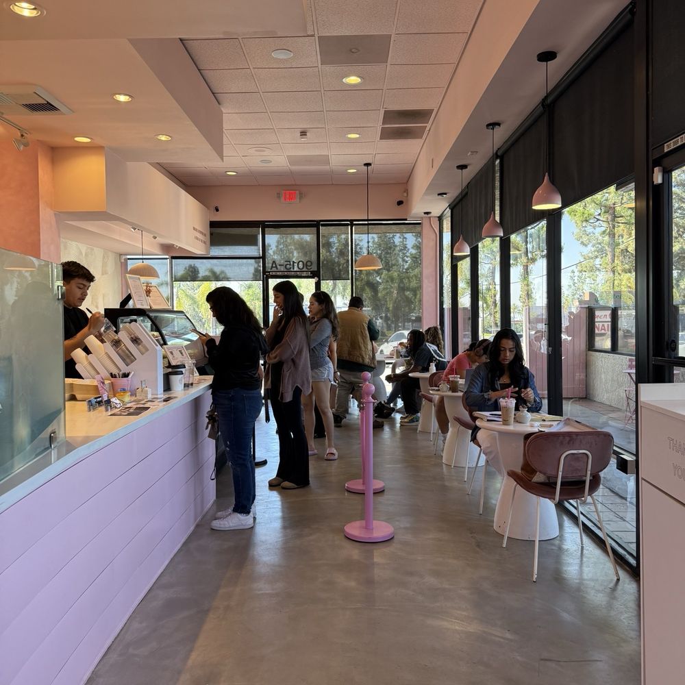 Thirsty Girl Coffee - Seating + inside - Coffee & Tea Near Me - Montclair, California Thirsty Girl Coffee - Seating + inside - Coffee & Tea Near Me - Montclair, California