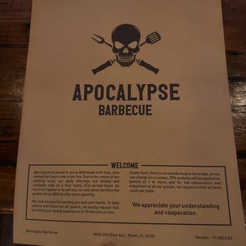 Apocalypse BBQ - Food Trucks Near Me - Miami, Florida