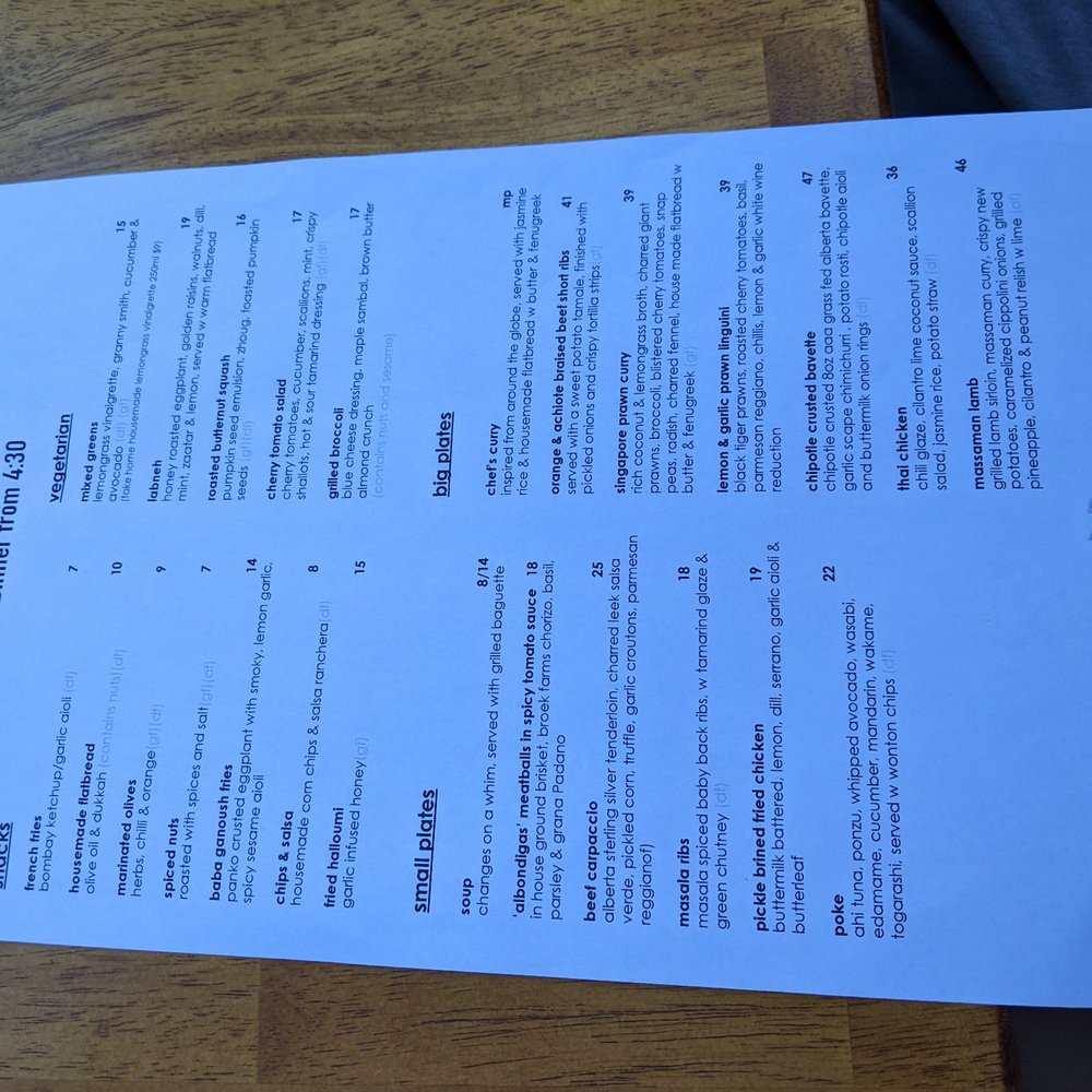 Crazyweed Kitchen - Menu - Asian Fusion Near Me - Canmore, Alberta