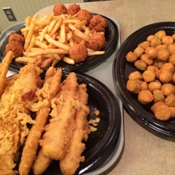 Got this meal for $12 with a coupon. Fed 2 people for 3 meals! All deep fried goodness