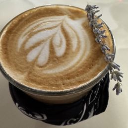 Lavender cappuccino Lavender cappuccino