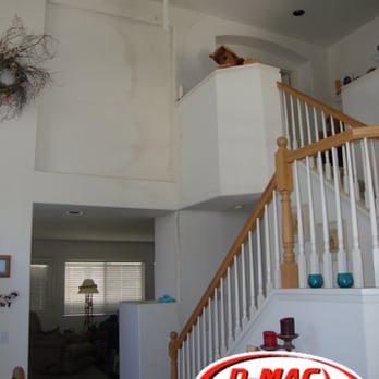 D-Mac Restoration - 2 story water leak. Hard to see water stain - Carpet Cleaning Near Me - San Diego, California D-Mac Restoration - 2 story water leak. Hard to see water stain - Carpet Cleaning Near Me - San Diego, California