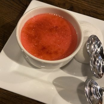 Brick House Grill - Strawberry Crème Brûlée - Seafood Near Me - Huntington, Indiana