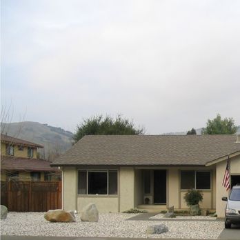 Camacho Landscape - Before picture (rocks in front yard, no fence) - Landscaping Near Me Camacho Landscape - Before picture (rocks in front yard, no fence) - Landscaping Near Me