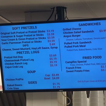 Hayloft Ice Cream - Menu - Ice Cream & Frozen Yogurt Near Me - Leola, Pennsylvania