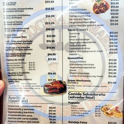 La Cocina De Maria - Menu 2