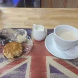 British Tea House - Tea and scone