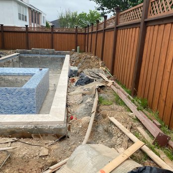 Mid City Custom Pools - a pool being built - General Contractors Near Me - Hurst, Texas