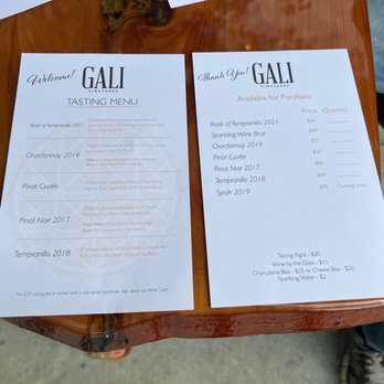 Gali Vineyards - September 2022 - Wine Tasting Room Near Me - Los Gatos, California