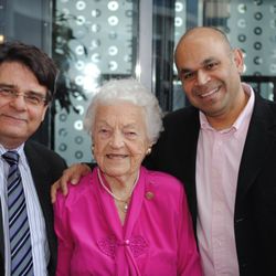 The Living Arts Centre - Simpler times - at Hazel's 90th birthday bash (one of several) at the LAC in 2011. Ron's absence is still felt, even today.