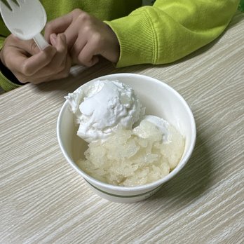 Coco Bomb - Coconut scoops with sticky rice - Cafes Near Me - San Diego, California