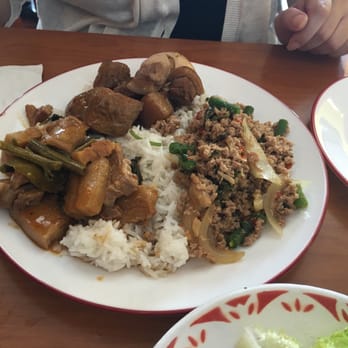 Immm Rice and Beyond - 3 item lunch plate: pad Kra prao, tae Poe, and paa lo - Thai Near Me - Chicago, Illinois Immm Rice and Beyond - 3 item lunch plate: pad Kra prao, tae Poe, and paa lo - Thai Near Me - Chicago, Illinois