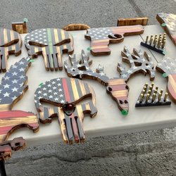 Batesville Farmers Market - Handcrafted Wooden Patriotic Decorations