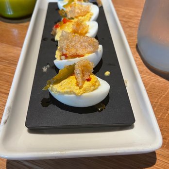 Whiskey Cake - Famous deviled eggs - New American Near Me - Irving, Texas Whiskey Cake - Famous deviled eggs - New American Near Me - Irving, Texas